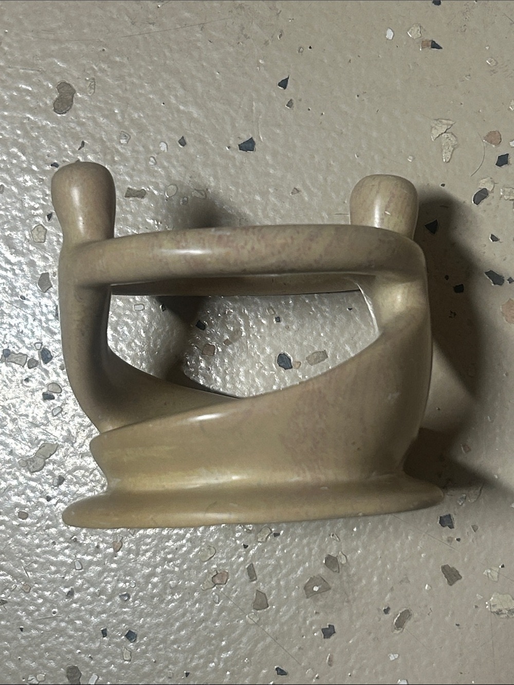 Ten Thousand Beige Ceramic Abstract Accent Sculpture